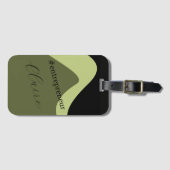 Persoonlijke Ondernemer Aangepaste Naam Bagage Lab Bagagelabel (Voorkant (horizontaal))