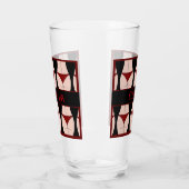 Persoonlijke Ondersteboven Jongensavond Glas (Links)