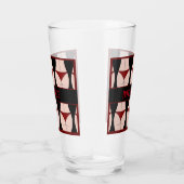 Persoonlijke Ondersteboven Jonggezellenfeest Glas (Rechts)