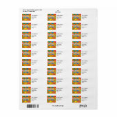 Persoonlijke ONDERSTEUNING BACTERIËN wetenschap Etiket (Full Sheet)