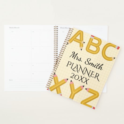 Persoonlijke Onderwijsassistent ABC Potlood Spiraa Planner (Display)