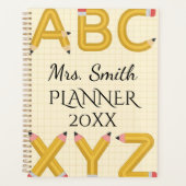 Persoonlijke Onderwijsassistent ABC Potlood Spiraa Planner (Voorkant)