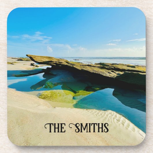 Persoonlijke onderzetters op het strand van de Die (Voorkant)