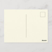 Persoonlijke ondeugende feestelijke veertig grappi briefkaart (Achterkant)