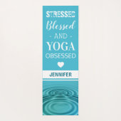 Persoonlijke Ontspannende Yoga | Sportquote Yogamat (Achterkant)