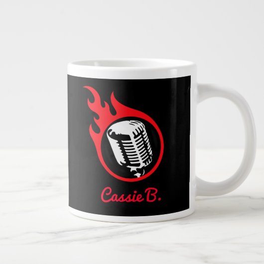 Persoonlijke ontstekingsmicrofoon grote koffiekop (Rechts)