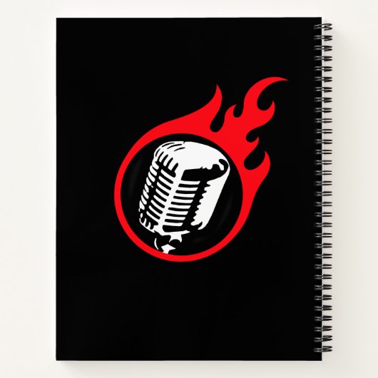 Persoonlijke ontstekingsmicrofoon notitieboek (Achterkant)