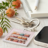 Persoonlijke Ontwerper Boutique Handtassen Sleutelhanger (Voorkant Rechts)
