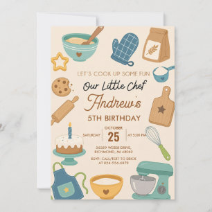 Persoonlijke Onze Kleine Chef Kook Verjaardag Kaart