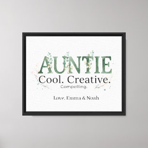Persoonlijke Oom Cool Creatieve Overtuigende Citaa Canvas Afdruk