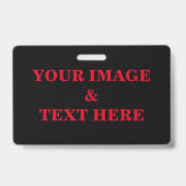 Persoonlijke op maat gemaakte Badge met eigen foto (Achterkant)