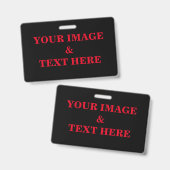 Persoonlijke op maat gemaakte Badge met eigen foto (Voor- en achterkant)