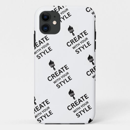 Persoonlijke op maat gemaakte bedrijfslogo iphone Case-Mate iPhone case (Achterkant)