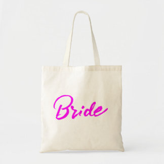 Persoonlijke op maat gemaakte bruidsnaam cadeau bo tote bag