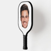 Persoonlijke op maat gemaakte gezicht vader  pickleball paddle (Links)