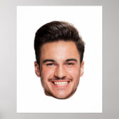 Persoonlijke op maat gemaakte gezicht vader poster (Voorkant)
