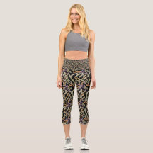 Persoonlijke op maat gemaakte hoge yoga capri broe