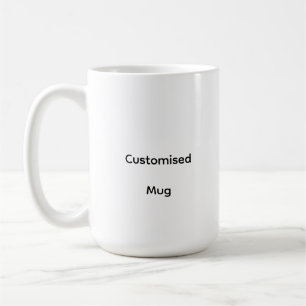 Persoonlijke Op maat gemaakte Klassieke Mok, 15 oz Koffiemok