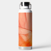 Persoonlijke op maat gemaakte monogram geïsoleerd waterfles (Achterkant)