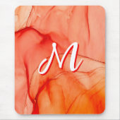 Persoonlijke op maat gemaakte monogram muismat voo (Voorkant)