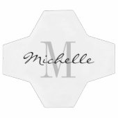 Persoonlijke op maat gemaakte naam monogram voetba voetbal (Enkel)