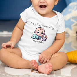 Persoonlijke op maat gemaakte schattige baby en ho romper