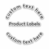 Persoonlijke op maat gemaakte stickers (Voorkant)
