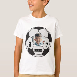 Persoonlijke op maat gemaakte voetbalspeler sportt t-shirt