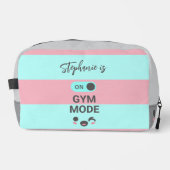 Persoonlijke Op Sportschool Modus Fun Cute Chic Toilettasje (Voorkant)