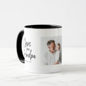 Persoonlijke Opa Foto | Aangepast Cadeau van Kinde Mok (Voorkant links)