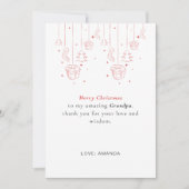 Persoonlijke Opa Kerstkaart (Voorkant)