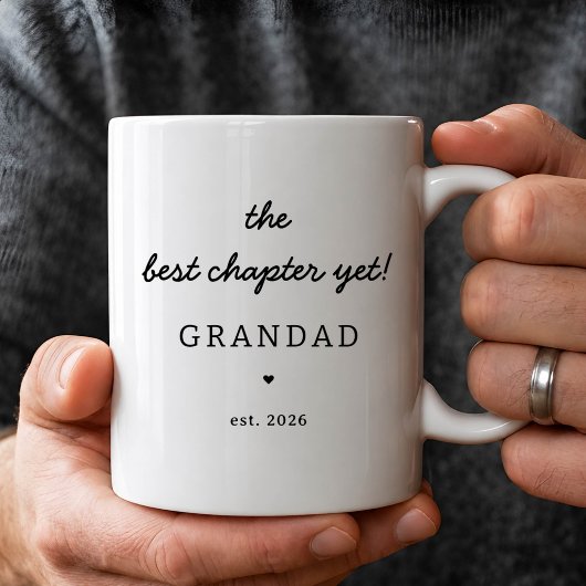 Persoonlijke opa mok nieuwe opa cadeau