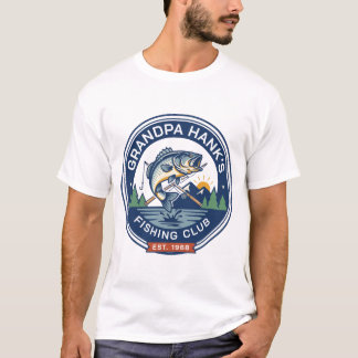 Persoonlijke Opa Visclub T-shirt