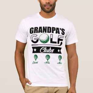 Persoonlijke opa's golfclub t-shirt