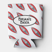 Persoonlijke opblaasbare rode kayak blikjeskoeler (Voorkant)