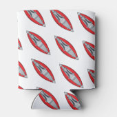 Persoonlijke opblaasbare rode kayak blikjeskoeler (Achterkant)