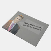 Persoonlijke opening - voeg Tekst toe - (de Kleur  Deurmat (Schuin)