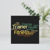 Persoonlijke opleidingsuitnodiging kaart (Staand voorkant)