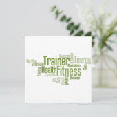 Persoonlijke opleidingsuitnodiging kaart (Staand voorkant)