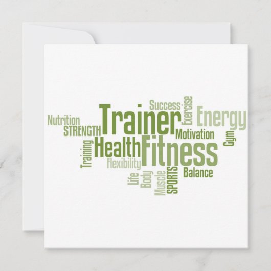 Persoonlijke opleidingsuitnodiging kaart (Voorkant)