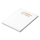 Persoonlijke opmerking van het leerpotlood notitieblok (Linkerzijde)