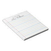 Persoonlijke opmerking van het Notitieblok van gel (Schuin)