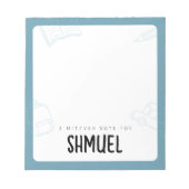 Persoonlijke opmerkingen van Mitzvah Notitieblok (Voorkant)