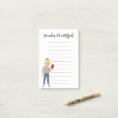 Persoonlijke opmerkingen van Mitzvah Post-it® Notes (Op bureau)