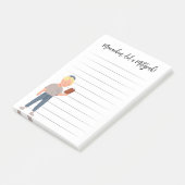 Persoonlijke opmerkingen van Mitzvah Post-it® Notes (Schuin)