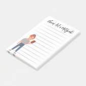 Persoonlijke opmerkingen van Mitzvah Post-it® Notes (Schuin)