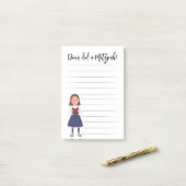 Persoonlijke opmerkingen van Mitzvah Post-it® Notes (Op bureau)