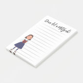 Persoonlijke opmerkingen van Mitzvah Post-it® Notes (Schuin)