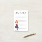 Persoonlijke opmerkingen van Mitzvah Post-it® Notes (Op bureau)