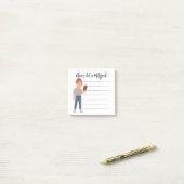 Persoonlijke opmerkingen van Mitzvah Post-it® Notes (Op bureau)